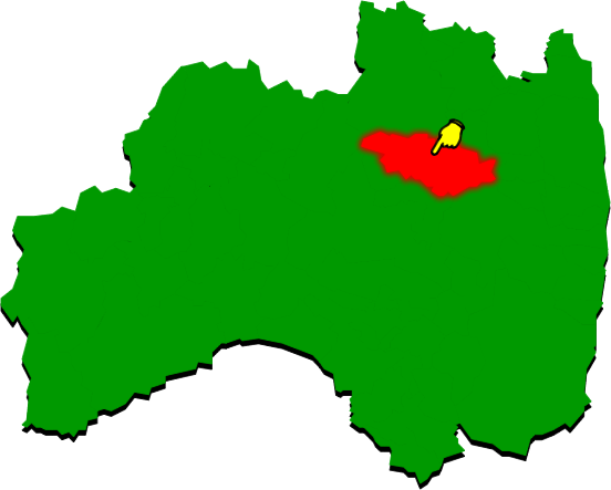 二本松市の場所を示す画像2