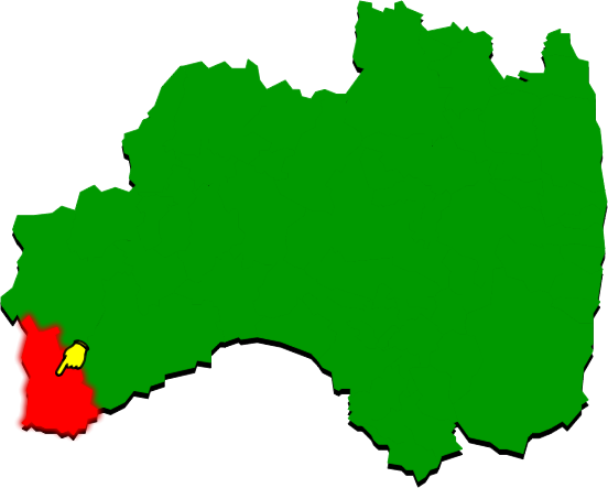 檜枝岐村の場所を示す画像2