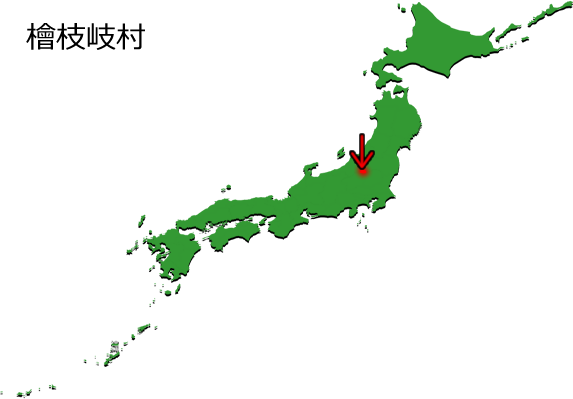 檜枝岐村の場所を示す画像3
