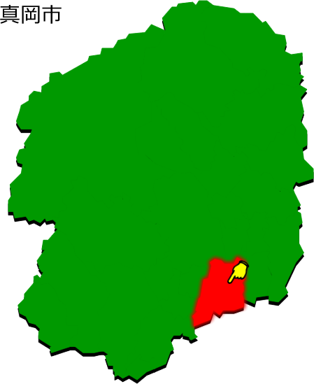 真岡市の場所を示す画像1