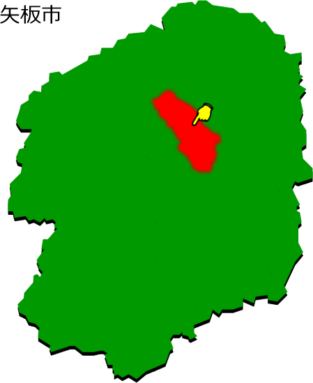 矢板市の場所を示す画像1