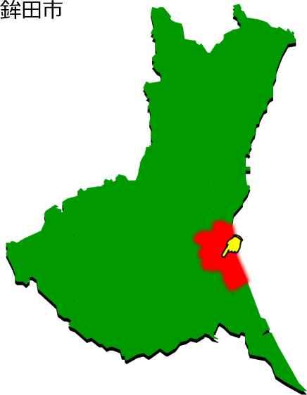 鉾田市の場所を示す画像1