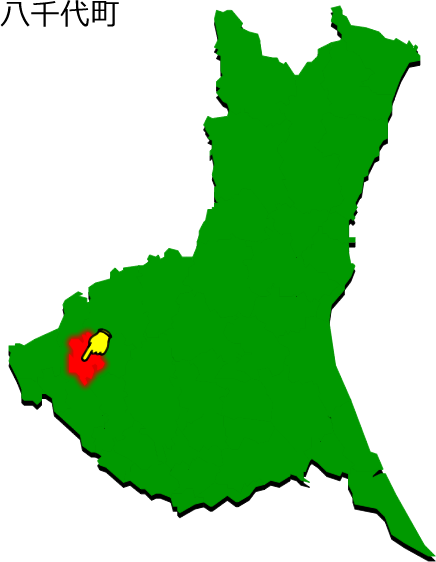 八千代町の場所を示す画像1