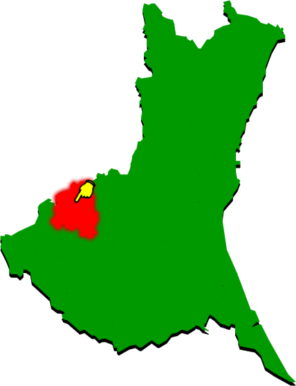 筑西市の場所を示す画像2