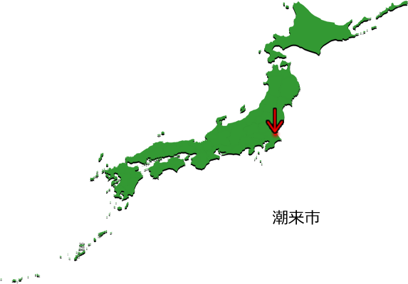 潮来市の場所を示す画像3