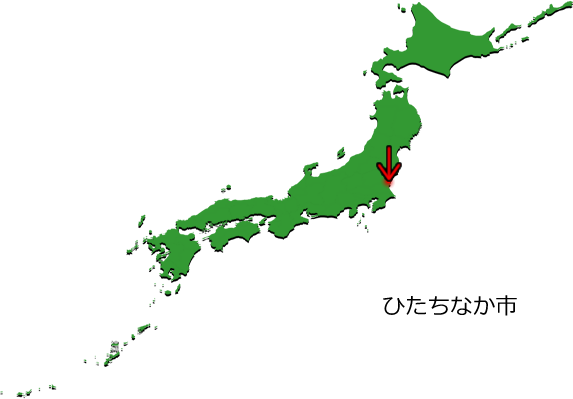ひたちなか市の場所を示す画像3