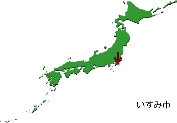いすみ市の場所を示す画像3