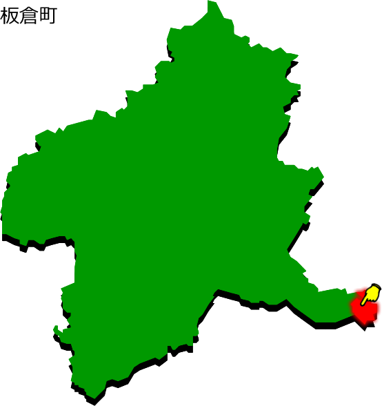 板倉町の場所を示す画像1