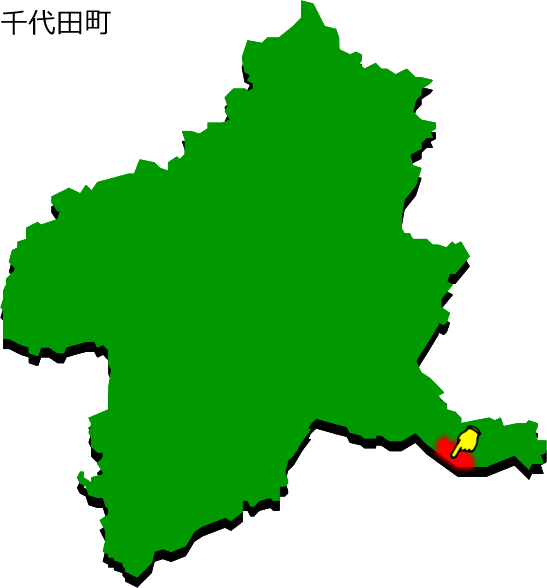 千代田町の場所を示す画像1