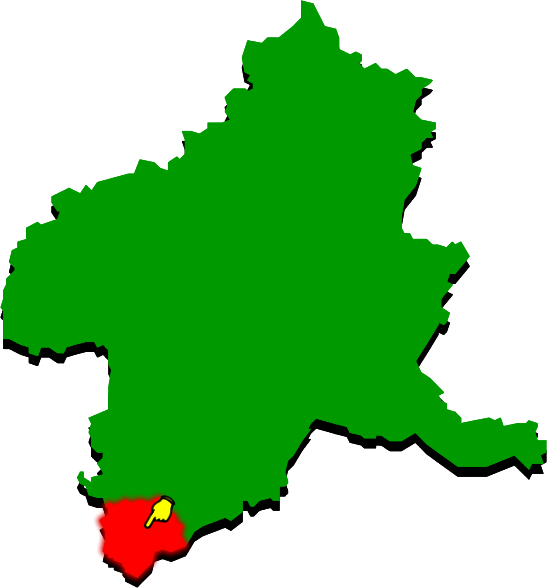 上野村の場所を示す画像2