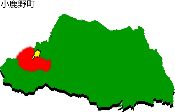 小鹿野町の場所を示す画像1