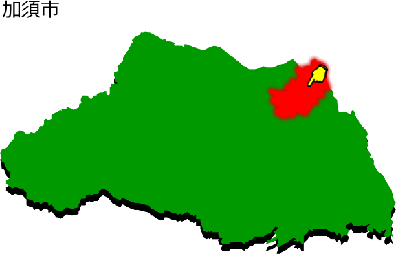 加須市の場所を示す画像1