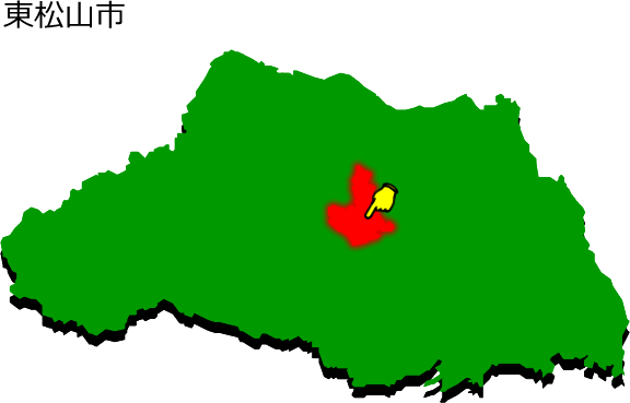 東松山市の場所を示す画像1