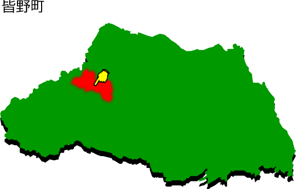 皆野町の場所を示す画像1