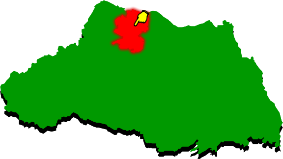 深谷市の場所を示す画像2