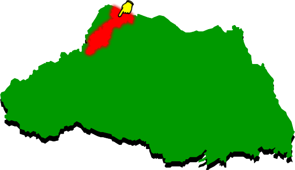 本庄市の場所を示す画像2