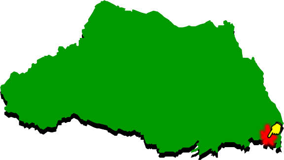 八潮市の場所を示す画像2