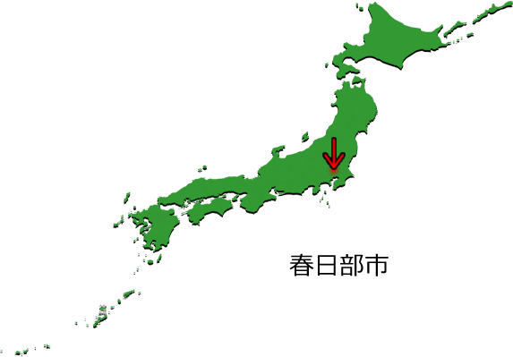 春日部市の場所を示す画像3