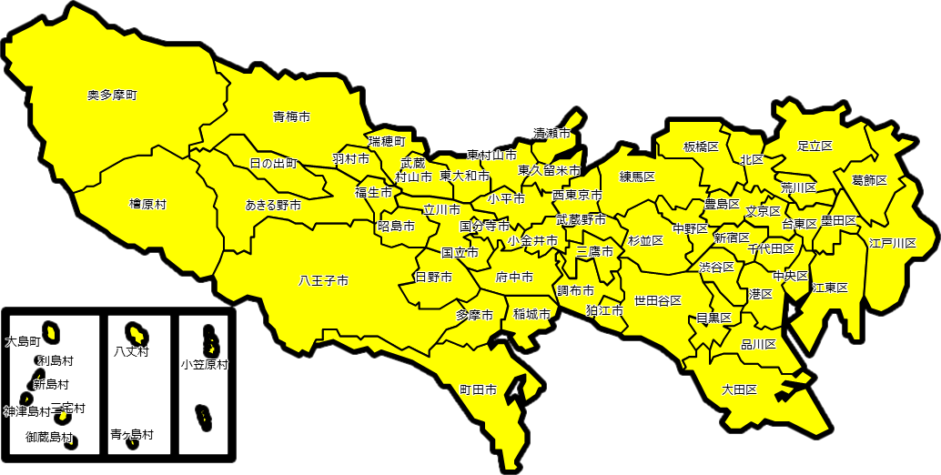 美しい花の画像 最高かつ最も包括的な東京都 地図 イラスト