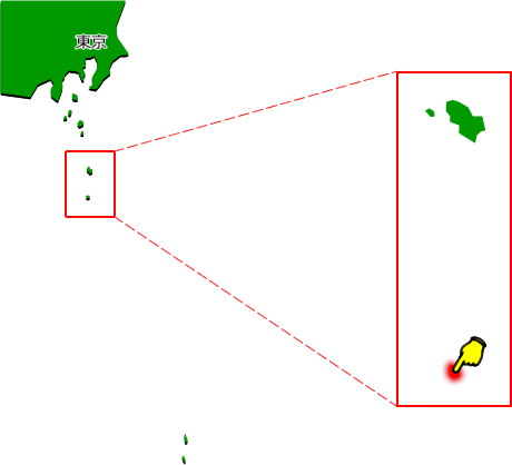 青ヶ島村の場所を示す画像2