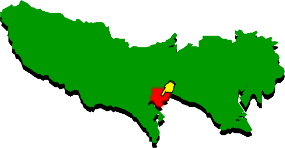 稲城市の場所を示す画像2