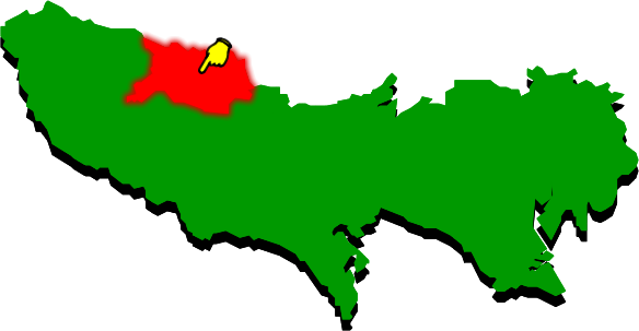 青梅市の場所を示す画像2