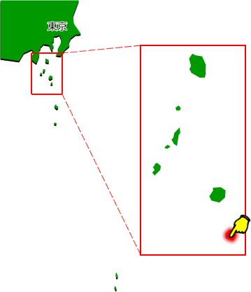 御蔵島村の場所を示す画像2