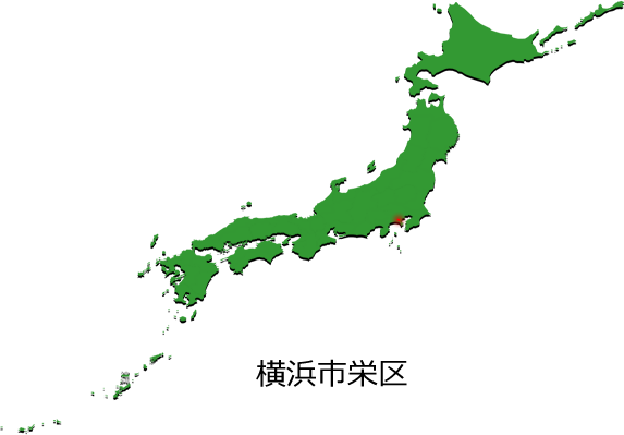 横浜市栄区の場所を示す画像4