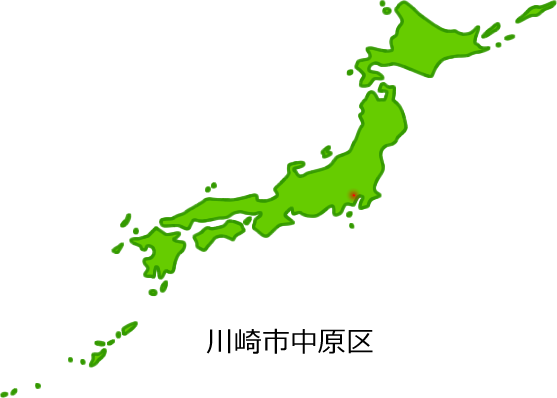 川崎市中原区の場所を示す画像6