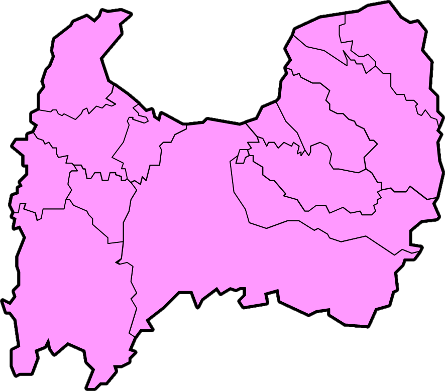 富山県のカラーバリエーション地図画像4