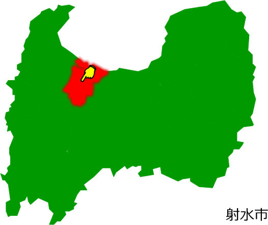射水市の場所を示す画像1