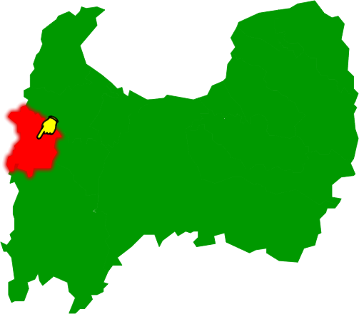 小矢部市の場所を示す画像2