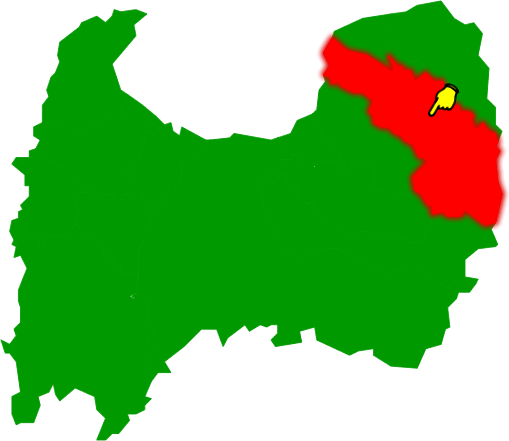 黒部市の場所を示す画像2