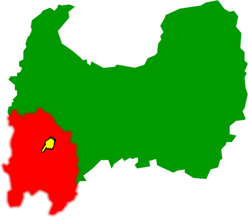 南砺市の場所を示す画像2