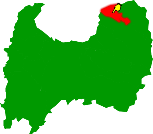 入善町の場所を示す画像2