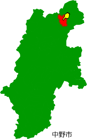 中野市の場所を示す画像1