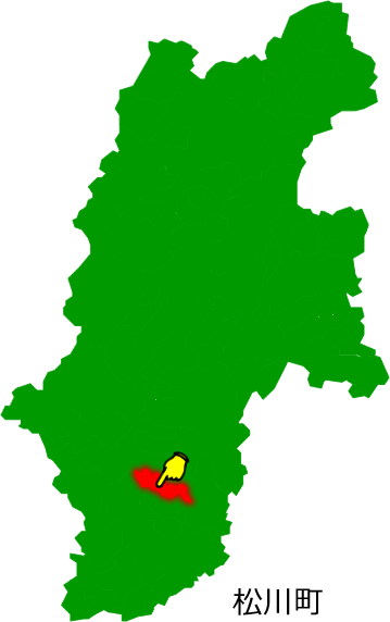 松川町の場所を示す画像1