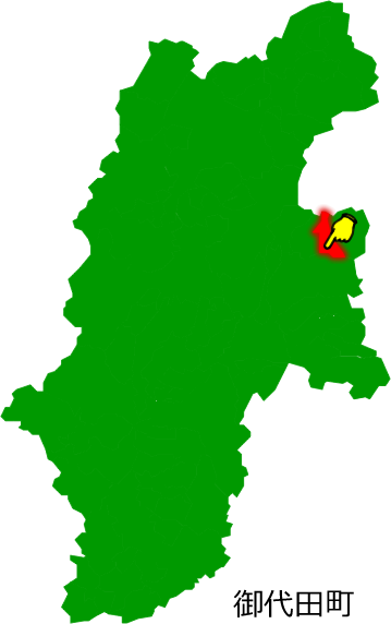 御代田町の場所を示す画像1