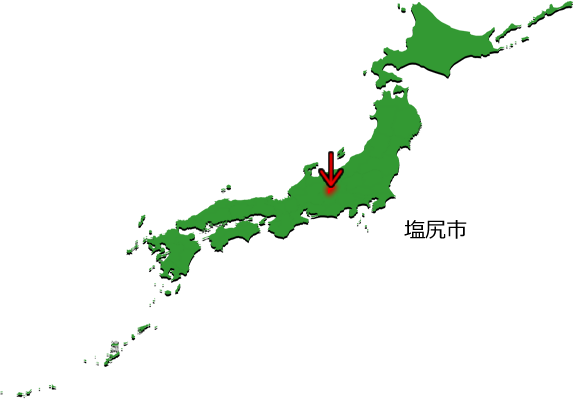 塩尻市の場所を示す画像3