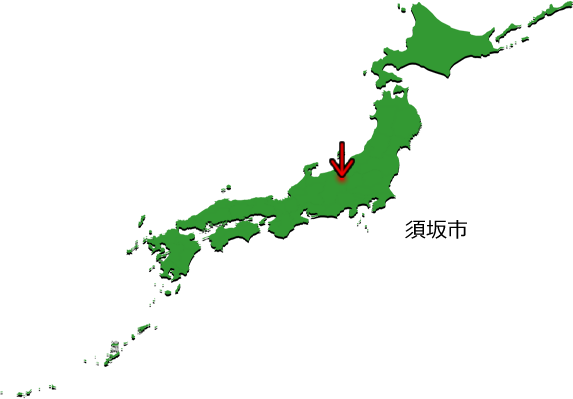 須坂市の場所を示す画像3