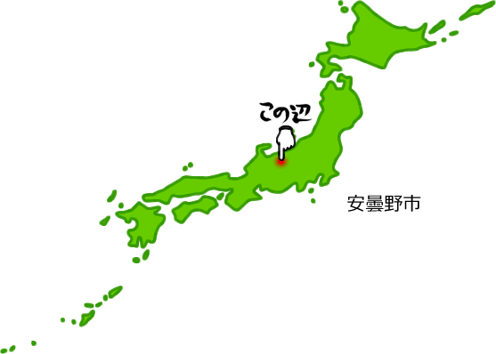 安曇野市の場所を示す画像5
