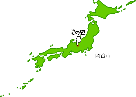 岡谷市の場所を示す画像5