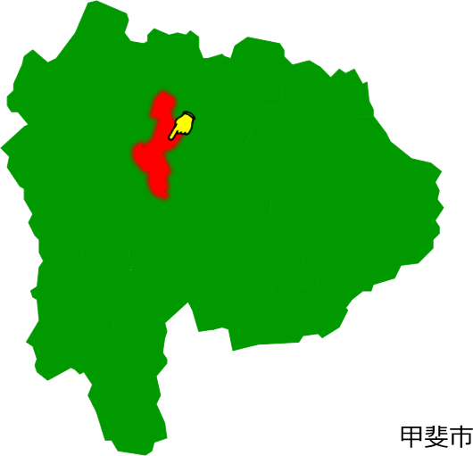 甲斐市の場所を示す画像1