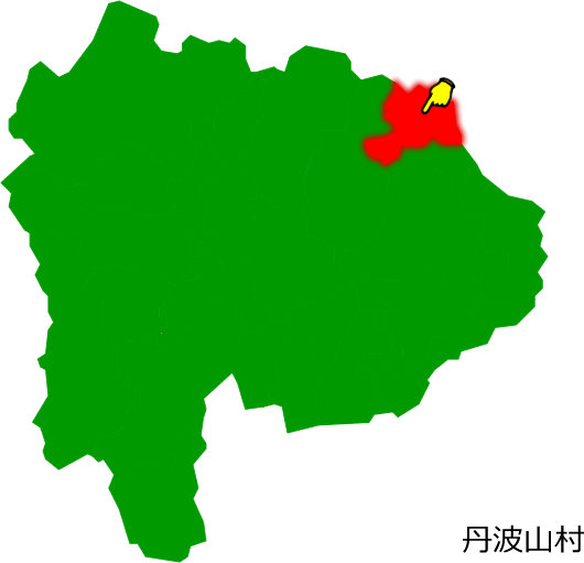 丹波山村の場所を示す画像1