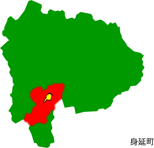 身延町の場所を示す画像1