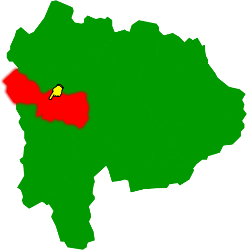 南アルプス市の場所を示す画像2