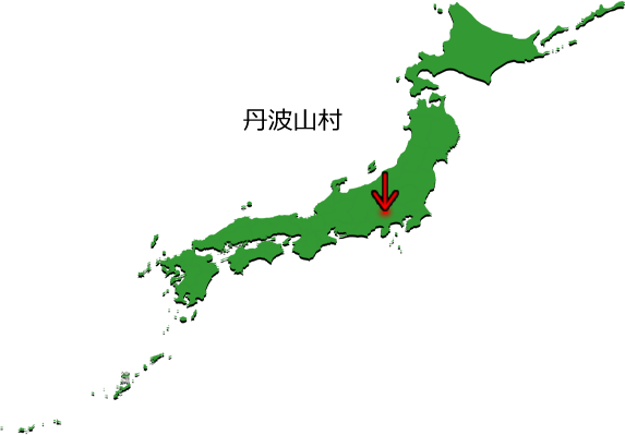 丹波山村の場所を示す画像3