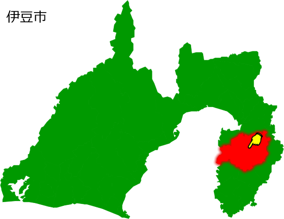 伊豆市の場所を示す画像1