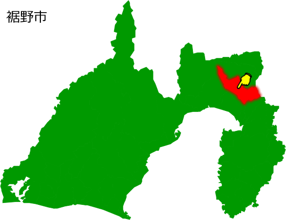 裾野市の場所を示す画像1