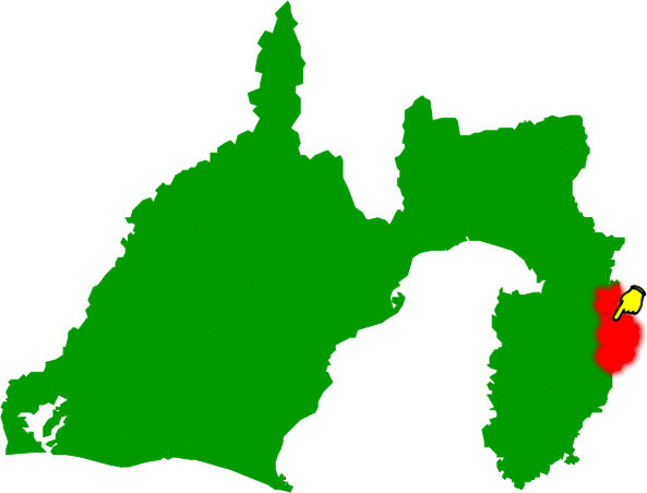 伊東市の場所を示す画像2